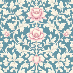 Obraz premium seamless pattern with flowers