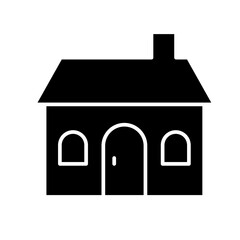 home, house icon in glyph style