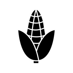 Corn icon in glyph style