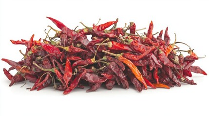 Fototapeta premium dried red hot chili peppers
