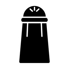 Bottle of salt icon in glyph style