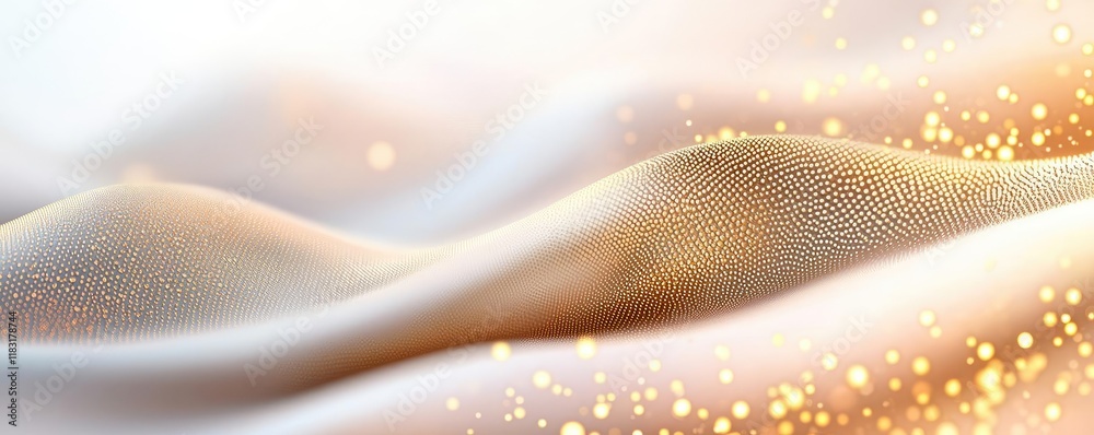 Poster Dots abstract background idea. Elegant silk fabric with a shimmering glow, perfect for backgrounds and design projects.