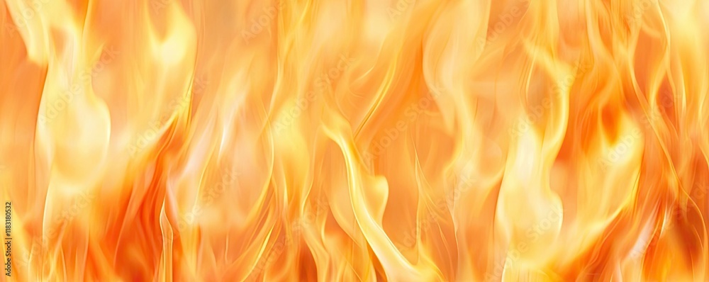 Aufkleber Fire abstract background concept. Vibrant flames displaying dynamic movement and intense heat in a fiery blaze.