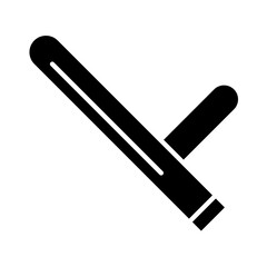 Baton icon in glyph style