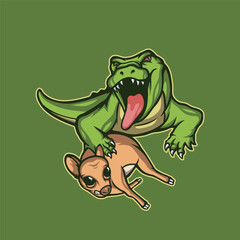 Crocodile Vs Mouse Deer