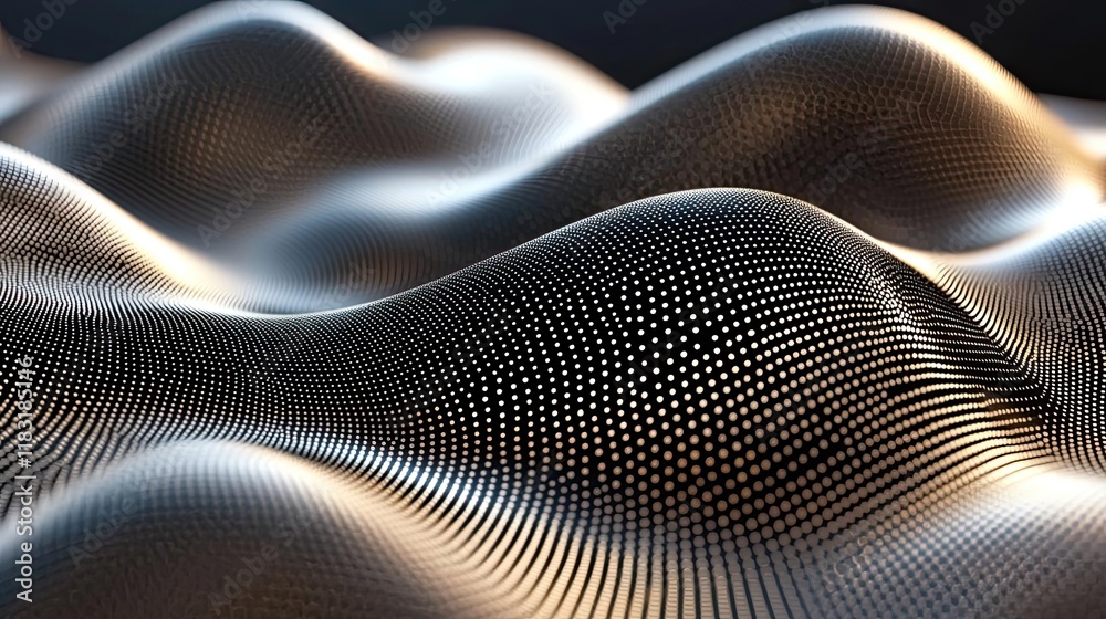 Poster Dots abstract background idea. Abstract design showcasing flowing patterns and textures in a fluid form.