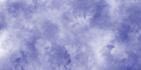 Ethnic Tie Dye Blue Watercolor background with white clouds, watercolor background concept design background with smoke, Stain artistic hand-painted dark blue grunge texture, watercolor painted sky.