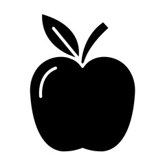 Apple icon in glyph style