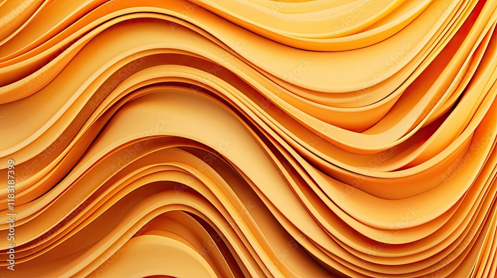 Poster Fire abstract background concept. Abstract orange waves creating a smooth, flowing texture for backgrounds and designs.