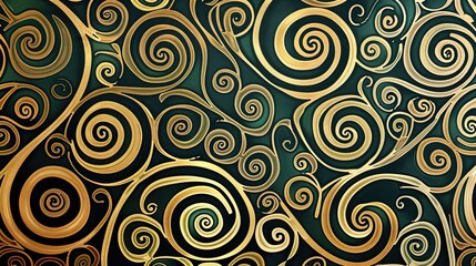 Fototapeta premium spiral pattern seamless wallpaper