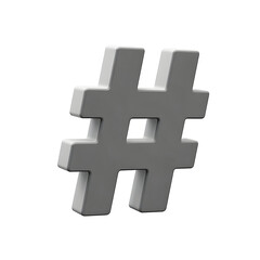 Obraz premium Hashtag icon