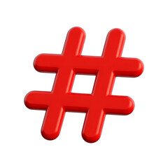 Fototapeta premium Hashtag icon