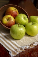 apples in a bowl