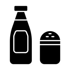 Seasoning icon in glyph style
