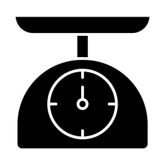 Scale icon in glyph style