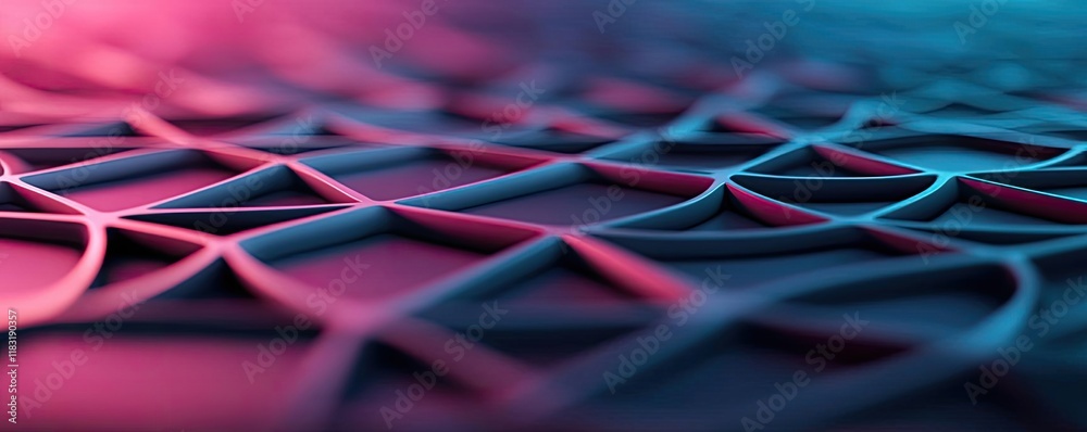 Poster Floor abstract background concept. Colorful abstract texture featuring intricate web patterns in vibrant hues.