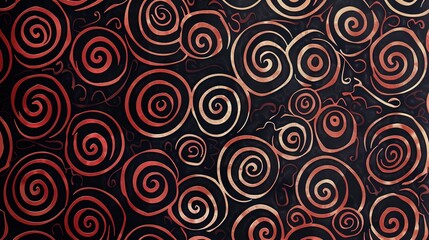 spiral pattern seamless wallpaper