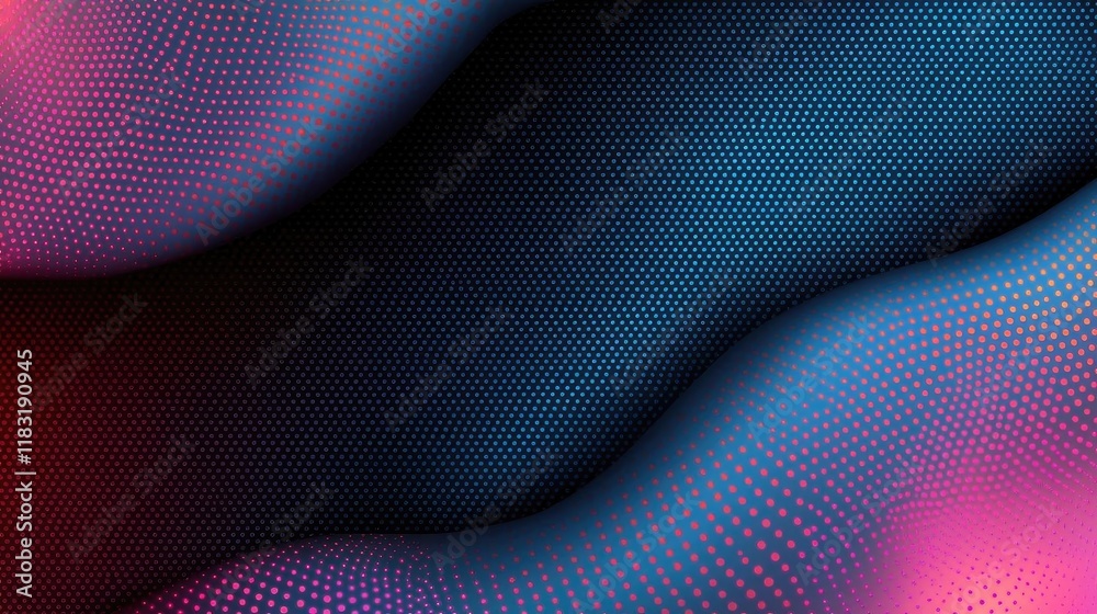 Poster Dots abstract background idea. A vibrant abstract background featuring colorful wave patterns and textures in digital art.