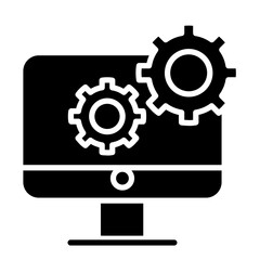 Computer Setup icon in glyph style