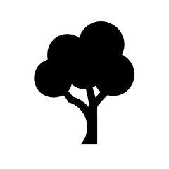 tree silhouette icon design