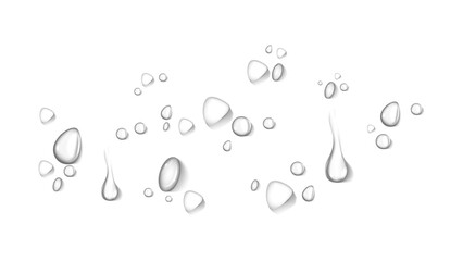 realistic water drop and condensation vector