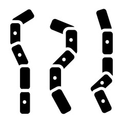 bacteria icon in glyph style