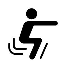 Squash icon in glyph style