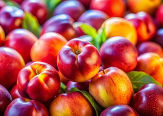 Miniature Nectarines: Tilt-Shift Photography of Juicy Summer Fruit