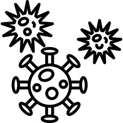 Obraz premium Infectious Disease Icon