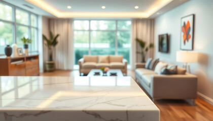 Fototapeta premium Modern living room interior design home photography contemporary style wide-angle view comfort concept