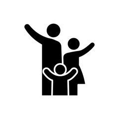 Family icon in glyph style