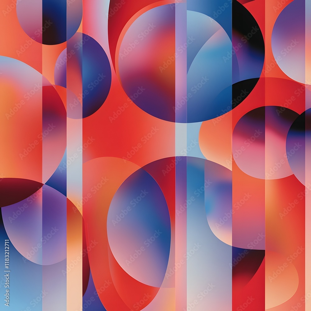 Poster An abstract illustration emphasizing the concept of layers, with multiple overlapping translucent planes in various shapes and sizes. Each layer is rendered in a gradient of soft, complementary colors