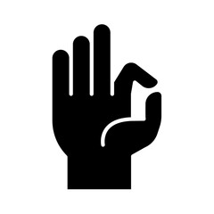 OK icon in glyph style