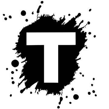 recommend clip art: T letter logo silhouette