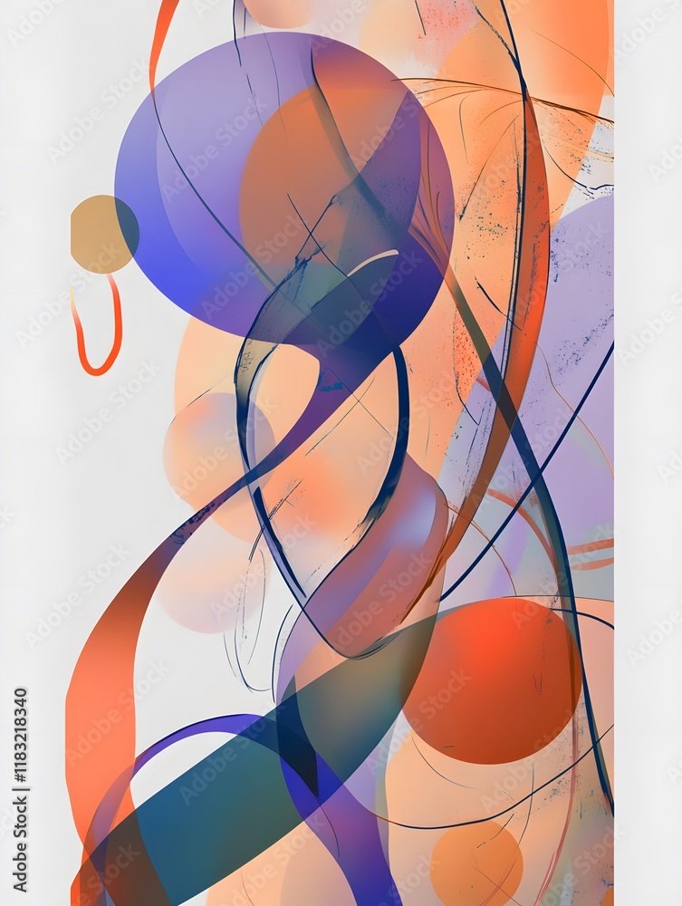 Poster An abstract illustration emphasizing the concept of layers, with multiple overlapping translucent planes in various shapes and sizes. Each layer is rendered in a gradient of soft, complementary colors