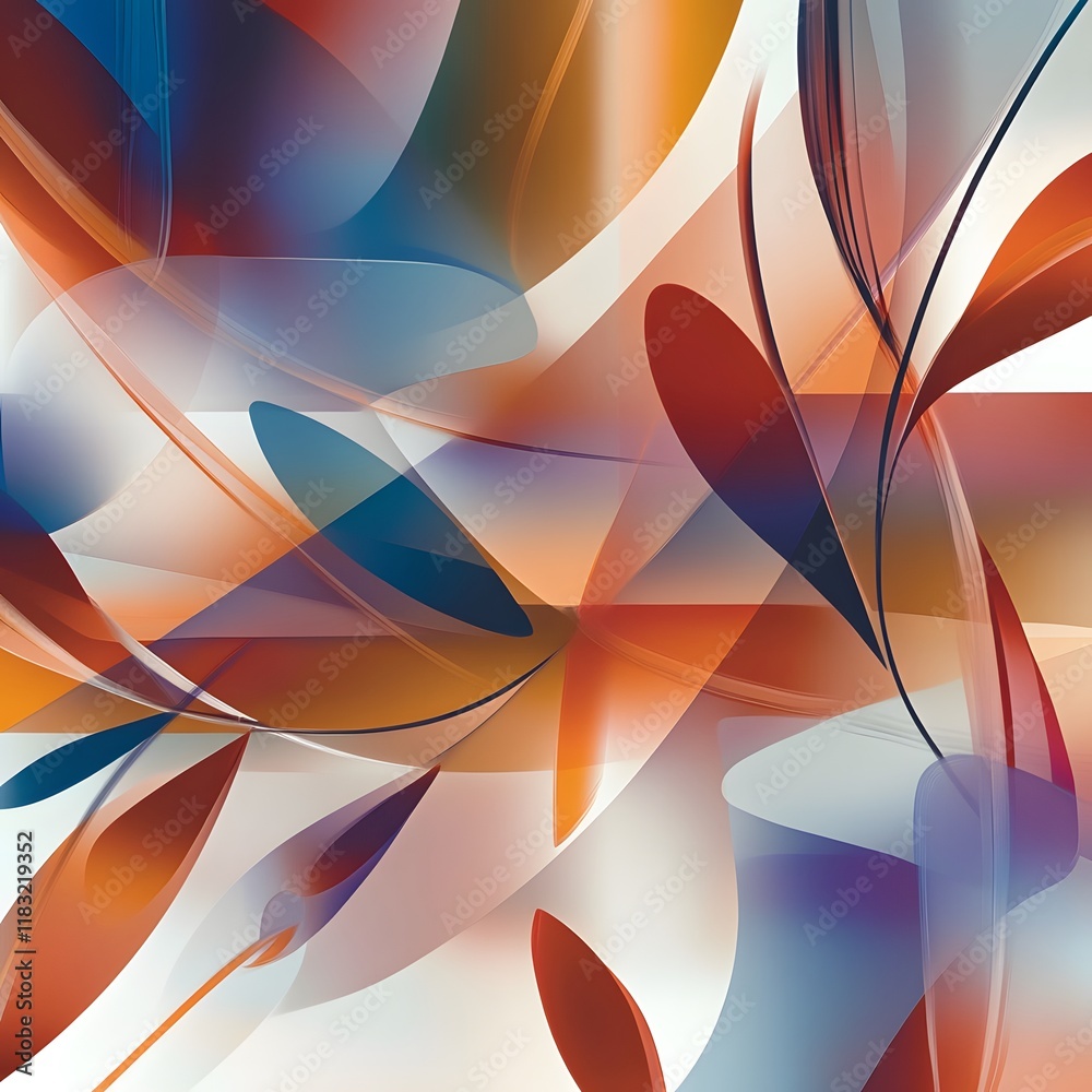 Poster An abstract illustration emphasizing the concept of layers, with multiple overlapping translucent planes in various shapes and sizes. Each layer is rendered in a gradient of soft, complementary colors