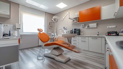 interior of kitchen_dental_clinic._Dental_treatment_equipment_and