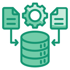 Data Flow Icon Element For Design