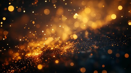 Fototapeta premium background with particles_flashing_light_against_a_dark_backdrop._Glow