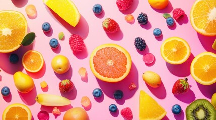 A trending foods and superfoods with modern aesthetics