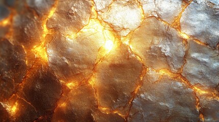 Obraz premium Elegant seamless texture of gold, with intricate patterns and rich golden hues creating a luxurious and sophisticated design, perfect for backgrounds, fashion, and high-end product presentations.