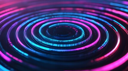 neon pink blue abstract swirl background - neon colors