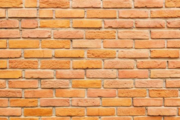 Fototapeta premium Minimalist Peach Brick Wall Texture: Architectural Background for Design Projects