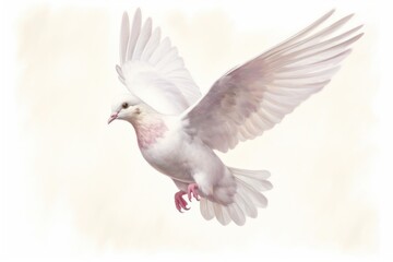Obraz premium Peace dove animal pigeon white.