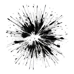 Obraz premium Fireworks backgrounds drawing sketch.