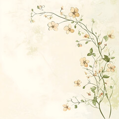 light background with enough space for optional additional information or a decorative element that complements the design