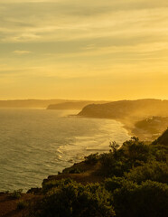 Sunset over Newcastle