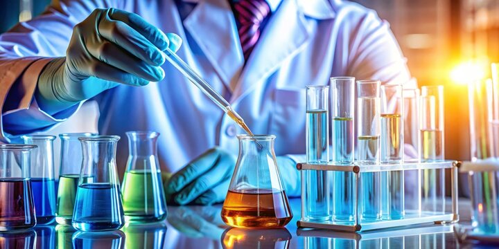 Scientific breakthrough:  Bokeh effect highlights a researcher's study on the aqueous solubility of a key precursor.