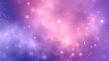 Fototapeta premium Celestial Dreamscape A Purple and Pink Galaxy Background with Sparkling Stars and Glowing Nebulae