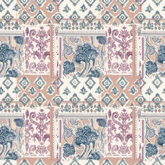 ALL OVER DESIGN . FLOWER ALL OVER. digital printing textile pattern wallpaper colorful flower with watercolor background-illustration, seamless pattern